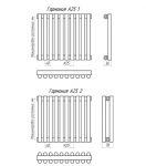 Стальной трубчатый радиатор Гармония А-25(КЗТО, Россия)