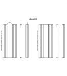 Стальной трубчатый радиатор Зеркало-Гармония