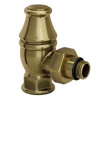 SR Rubinetterie угловой запорный клапан для радиатора серия Liberty 1/2"х3/4″, цвет: бронза, арт. 0323-2000Z000