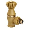SR Rubinetterie угловой клапан для радиатора серия Liberty 1/2"х3/4″, цвет: золотой RAL 1036, арт. 0325-2000V00R