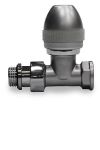 Вентиль прямой SR Rubinetterie серия Ovus, 1/2", цвет серый матовый, арт. 0436-1500VC0N