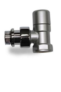 Запорный угловой клапан SR Rubinetterie серия Ovus, 1/2", цвет светлый матовый, арт. 0453-1500VC0N Бренд:SR Rubinetterie