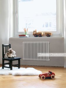 Стальной трубчатый радиатор ZEHNDER CHARLESTON COMPLETTO 3057/16 V 002 1/2" RAL 9016