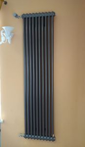 Стальной трубчатый радиатор Arbonia 2180 6 секций с боковой подводкой цвет anthrazit metallic