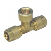 Тройник с внутренней резьбой PEXAL 26*3.0х1"х26*3.0