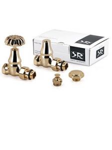 SR Rubinetterie комплект Old Style 1/2" прямой, цвет: золото, арт. K338-1500D000