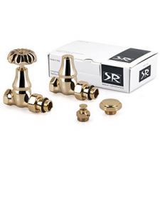 SR Rubinetterie комплект Old Style 1/2" прямой, цвет: светлое золото, арт. K338-1500T000