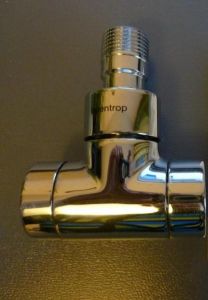 Вентиль на обратную подводку Oventrop "Combi E" 1/2" позолоченный