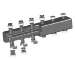 Коллектор до 3 (5) отопительных контуров MEIBES  L- 750 мм   