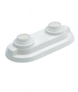 Крышка-розетка для радиатора с нижним подключением Hummel белая