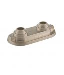 Крышка-розетка для радиатора с нижним подключением Hummel матовая никелированная