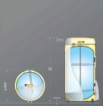 Водонагреватель OSO Saga Xpress 300 напольный бак из нержавеющей стали 2х 4,5 кВт (400М)